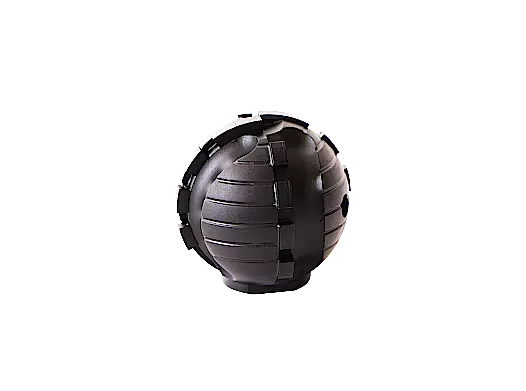 Diamond head - ball shaped Dia.32 × 35 mm - 3/8 UNF